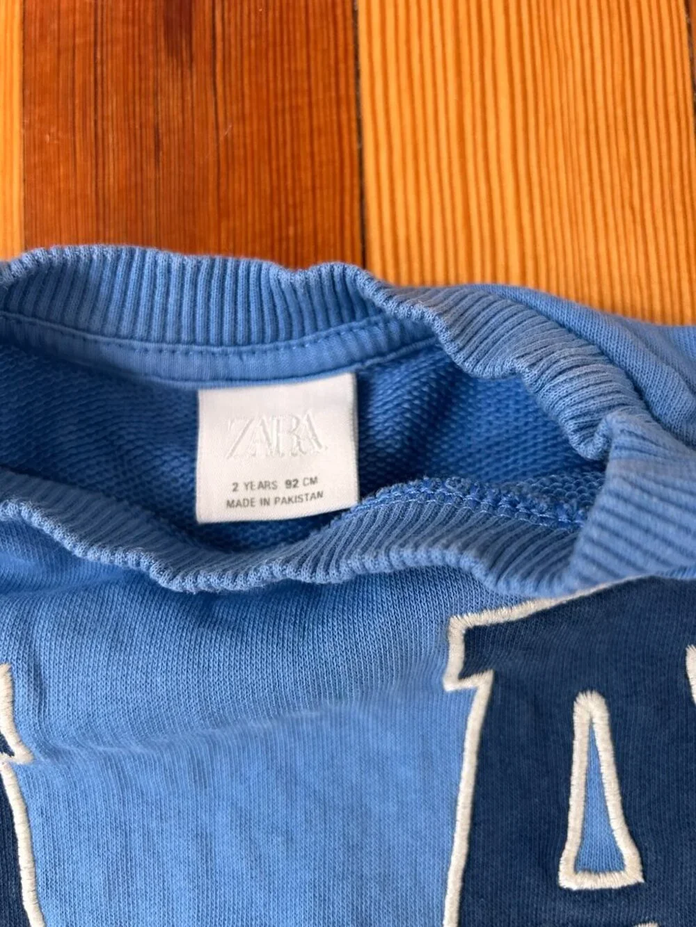H&M Todder boy/girl 2T Silver Lake LA Sweatsuit Blue Matching Set GOOD